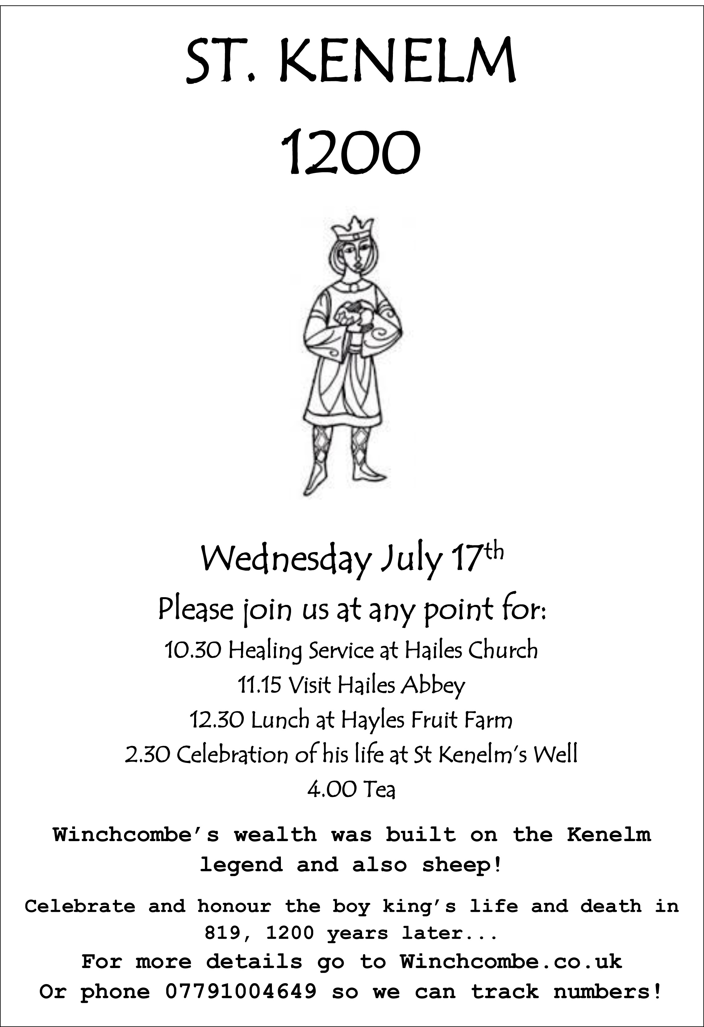 poster st kenelm1 a historic Cotswold town with charm