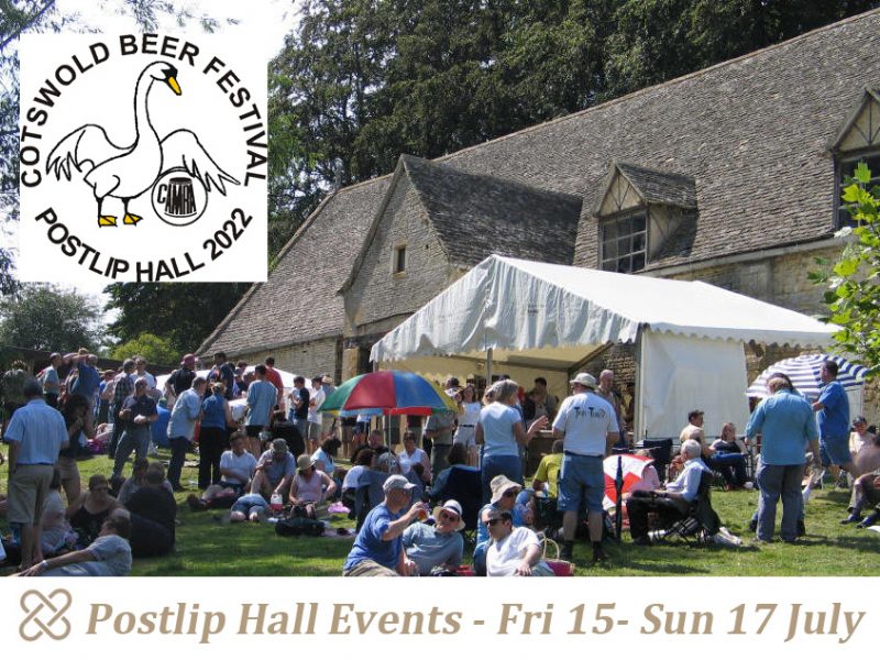 Cotswold Beer Festival, Postlip Hall, real ales & ciders.