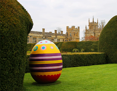 "NestFest" egg hunt at Sudeley Castle