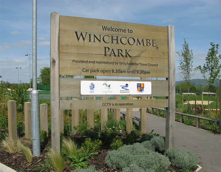 Winchcombe Park Main Entrance
