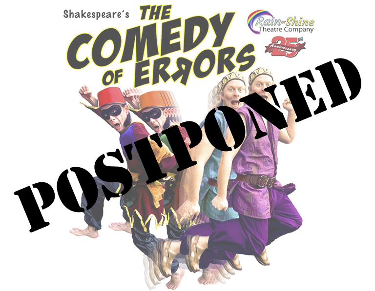Comedy of Errors event postponed