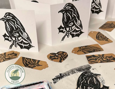 Cleeve Common - Litho Printing Inspired by Birds