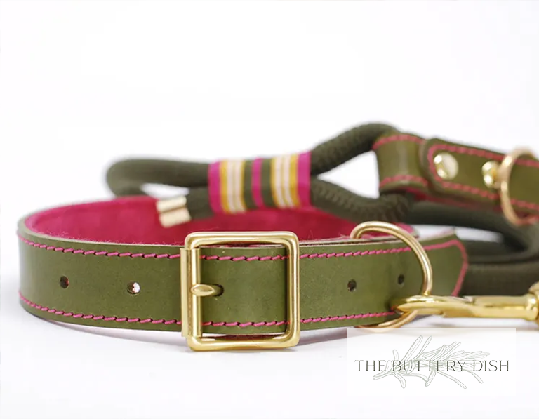 Buttery Dish - Cotswold Hipster Leather Dog Collar and Lead Making
