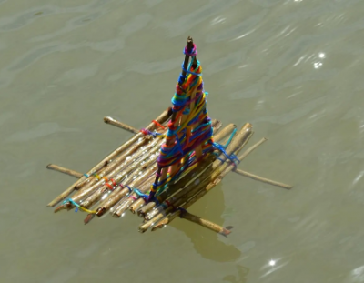 Cleeve Common - mini raft racing