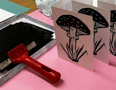 Cleeve Common - Lino Printing